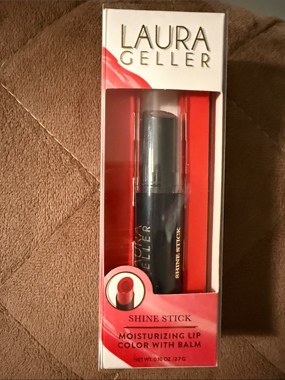 Laura Geller Red Shine Stick Moisturizing Lip Color-Cherry